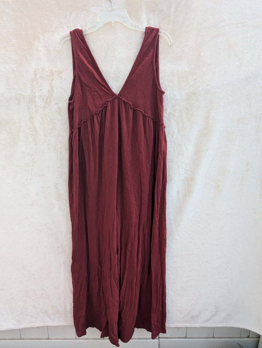 American Eagle Sunchaser Knit V-Neck Jumpsuit